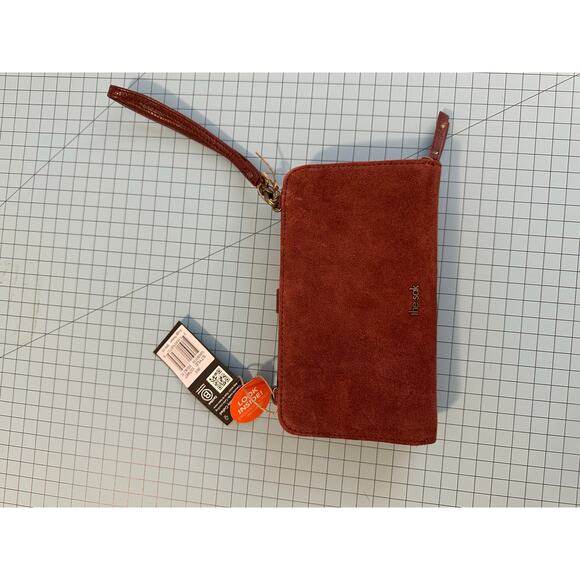The Sak clutch crossbody wallet/purse in suede with man made materials - Picture 7 of 10